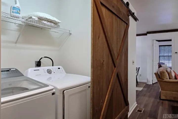 a stove top oven sitting inside of a room